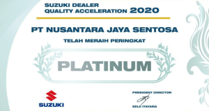 certifikat platinum suzuki bandung
